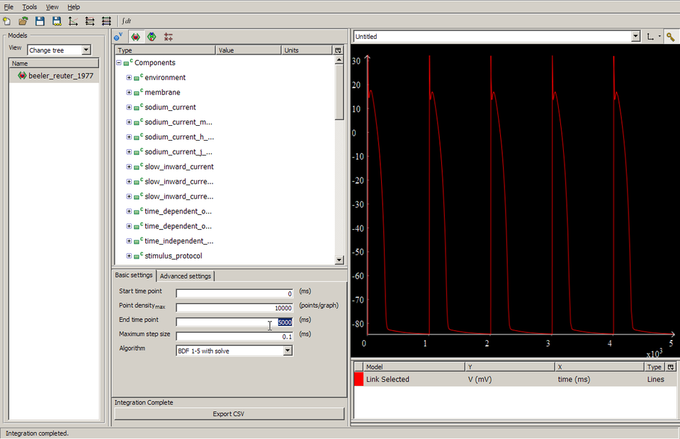 Picture showing end time point being edited.