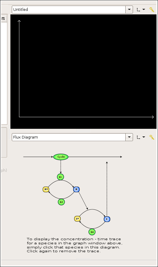 OpenCell session with diagram